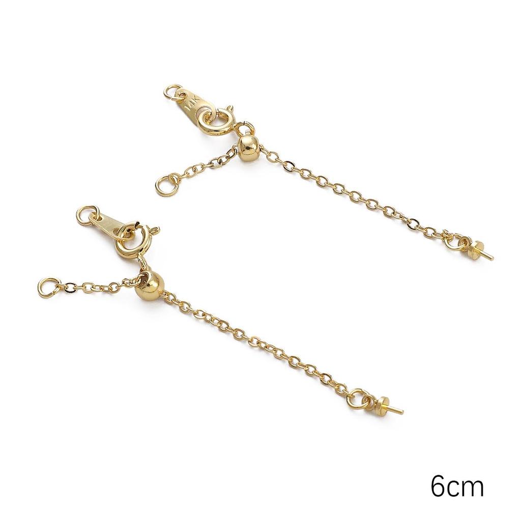 One Copper Adjustable Buckle Tail Chain for DIY Bracelet Necklace Jewelry Making Accessories