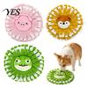 Cartoon Animal Foraging Toy Dog Snuffle Mat with Crinkle Paper, Interactive Feeding Squeaky Toy, Design, Sniffing for Dogs Slow Durable