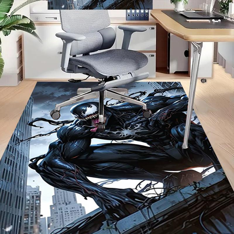 Venom Cityscape Carpet For Playroom Bedroom Living Room Sofa Home Decorkids Game Area Rug Nonslip Floor Mat
