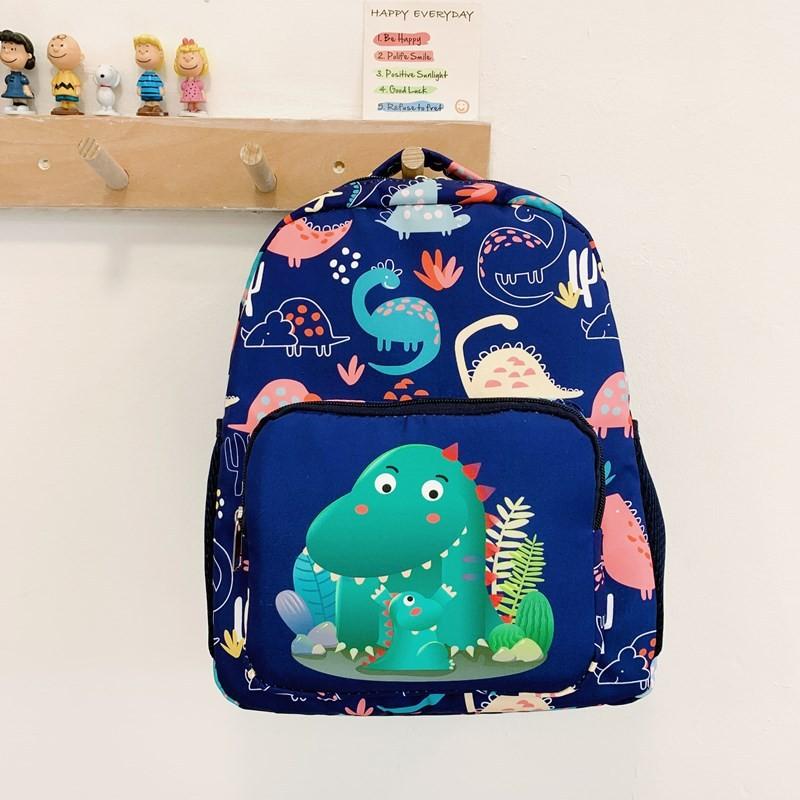 Attractive School Nursery Backpack Children Adorable Dinosaur Design Feel Cozy