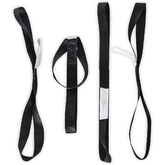 XSTRAP STANDARD Soft Loop Tie-Down Straps 8PK 1-1/16 X 18 Inches - 3600LB Breaking Strength, Loops For Securing Trailering Of Bikes, ATV, UTV,