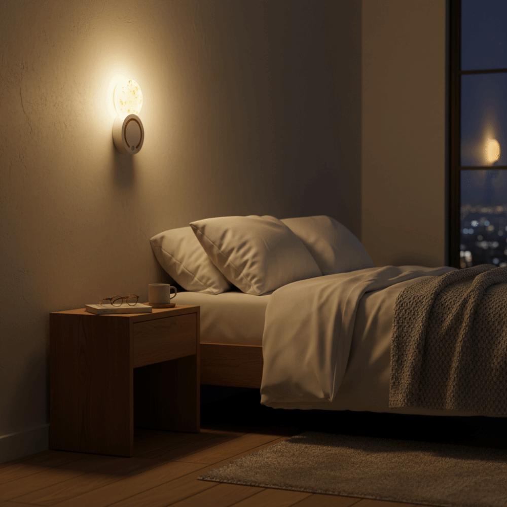 3 Colors Night Light Acrylic Material LED Night Light Atmosphere Lamp Motion Sensor Light  Hallway