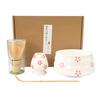 4 Stück/Set Japanisches Matcha-Tee-Set Mit Werkzeughalter, Inklusive Schale, Schneebesen, Löffel, Tolles Geschenk Für Zeremonie, Traditionelle Dekora