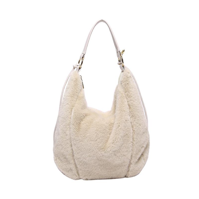 A must-have for autumn and winter fashion! Large-capacity Mao Mao women's bags, interpreting lazy trends