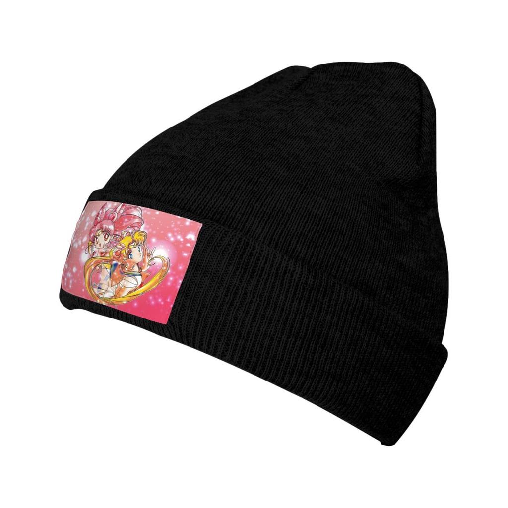 Sailors Moon Usagi Tsukino Skullies Beanies Caps Unisex Winter Warm Knitted Hat Adult Anime Unisexga Bonnet Hats Outdoor Ski Cap
