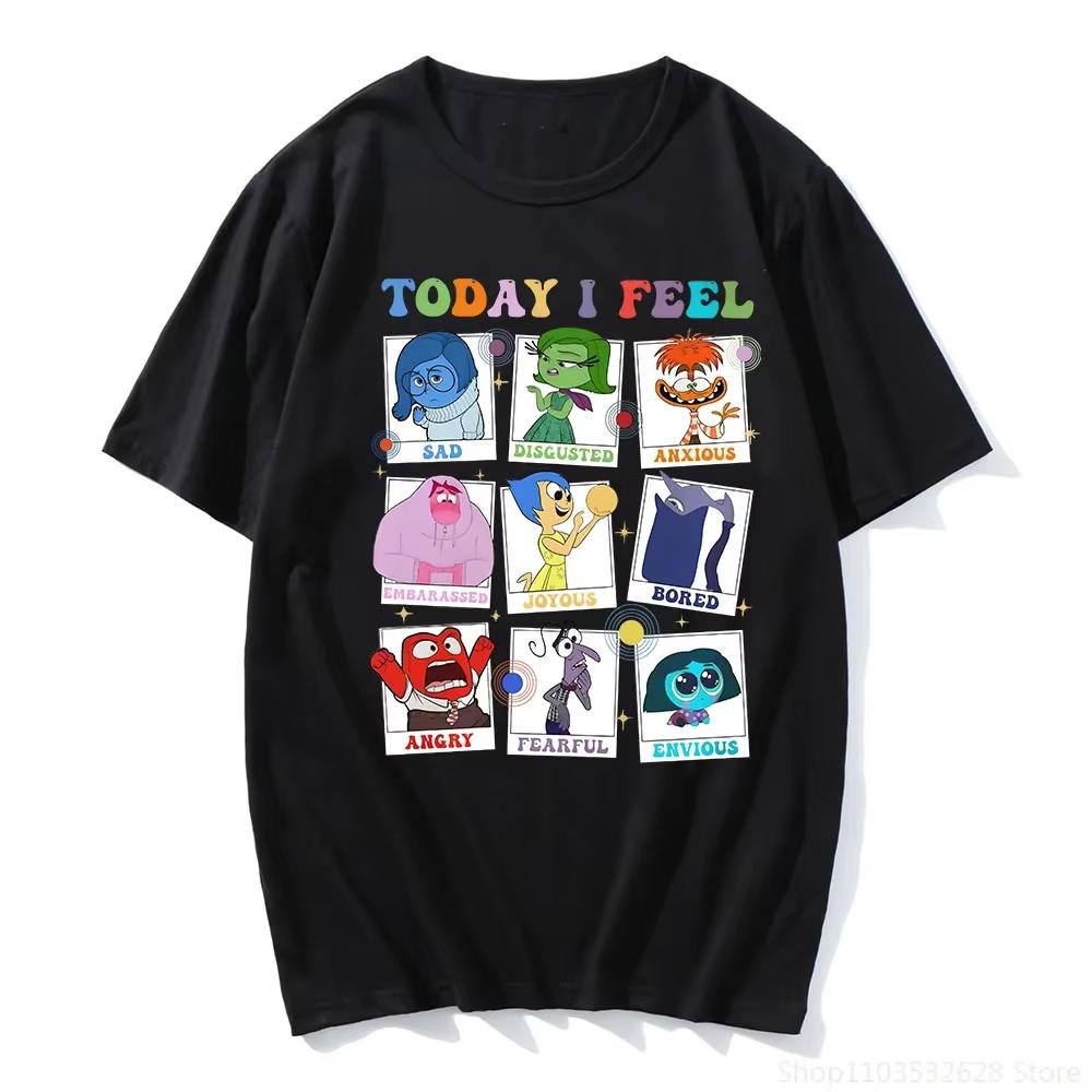 Disney Pánské Letní Ležérní Osobnost Streetový Styl Tričko s Krátkým Rukávem USA Pánské Oblečení Móda Hip Hop Pár Outfit Streetwe