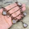 Rose Quartz Rough Necklace Electroformed Copper Necklace Adjustable Chain Necklace Amazing Gemstone Jewelry Gifts for Her Handmade Jewelry