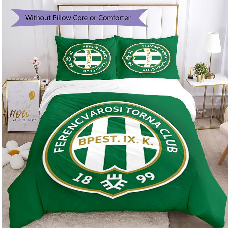 Set Biancheria da Letto 3 Pezzi con Stampa Ferencvaros Morbido Delicato sulla Pelle Lavabile Copripiumino e Federe Set Stagione Singola Camera da Letto
