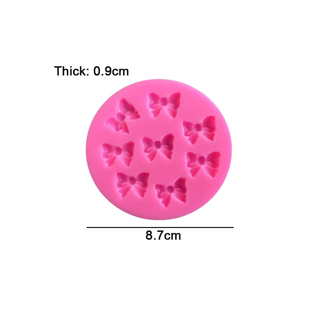 Silicone World Bowknot Cake Silicone Mold Cute Bow Molds DIY Fondant Chocolate Baking Tool Resin Art Mould Decoration Pastry