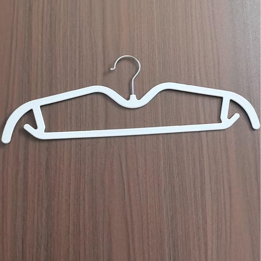 Non-Slip Narrow Short Neck Clothes Hanger with Anti-Shoulder Design