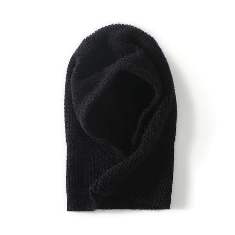 Autumn and Winter Multi-functional Hat Women's Scarf Integrated Hat with Neck and Neck Cover To Keep Warm and Fashionable Wool Hooded
