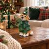 Christmas Dog Ornaments Figurine, Resin Puppy Statue in Tree & Gift Desktop Holiday Ornament Box Costume, Festive Mantel Decor, Xmas for Lovers Small