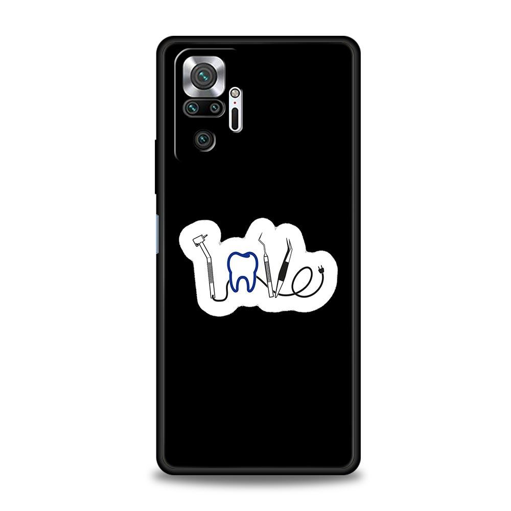 Phone Case For Xiaomi Redmi Note 14 13 12 5G 11 10 Pro Plus 4G 9S 9 14C 13C 12C 10C 9C 9A Cover Dentist Dental Dent Tooth Cute