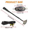 For Jeep Grand Cherokee 2003-21 Amber Front Grille Grill LED Light Raptor Style