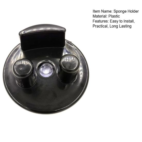 Sponge Holder Sink Caddy Ventilated Design Compact Size Dishwasher Safe Simple Installation Bathroom Sink Sponge Storage Rack