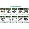 ZX-4R ZX-25R Rear License Plate Holder For KAWASAKI NINJA ZX4R ZX4RR ZX25RR Motorcycle Tail Tidy Fender Eliminator LED Light