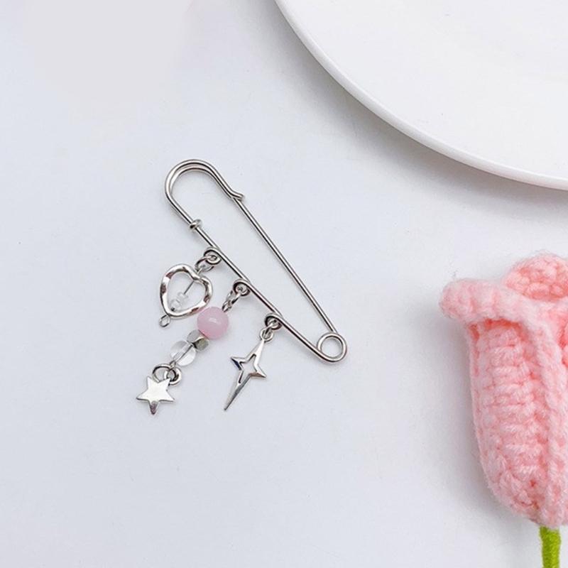 Fish Star Shells Pendant Brooch Exquisites Sweater Pin Fashion Coat Brooch Lapel Pin Brooch Clothing Pin Jewelry