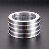 Aluminum Alloy 4Pcs Wheel Hub Center Ring Car Wheel Bore Collar 66.1-57.1,67.1-57.1,67.1-60.1,67.1-66.1,74.1-72.6