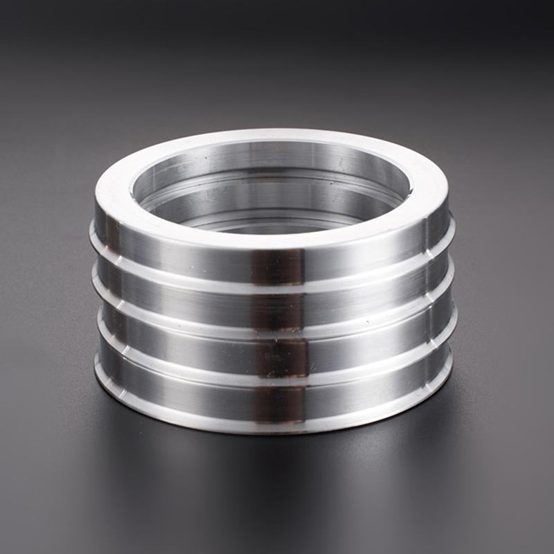 Aluminum Alloy 4Pcs Wheel Hub Center Ring Car Wheel Bore Collar 66.1-57.1,67.1-57.1,67.1-60.1,67.1-66.1,74.1-72.6