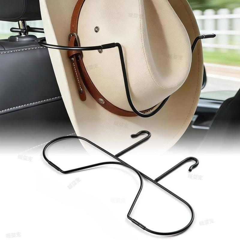 Xiaomi Stainless Steel Cowboy Hat Holder Storage Bracket Car Hat Rack Organizer for Truck SUV Car Interior Secure Hat Organizer Rack