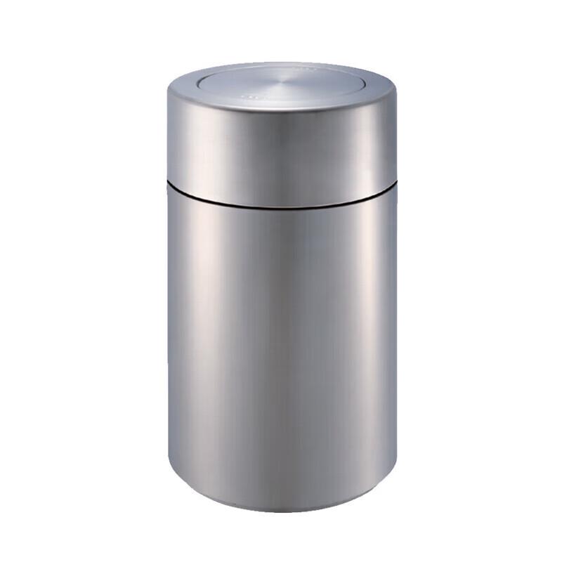 GNF GPX-110V Stainless Steel Flip-top Trash Can