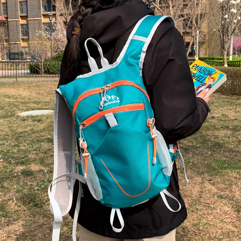 Schoolbag Simple Fitness Cycling Sports Backpack New Portable Outdoor Hiking Bag Running Camping Backpack