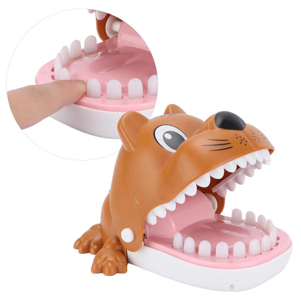 Children Cute Playing Toy Whale Mouth Dentist Bite Finger Interactive Game Funny Gags ToyTiger Dog
