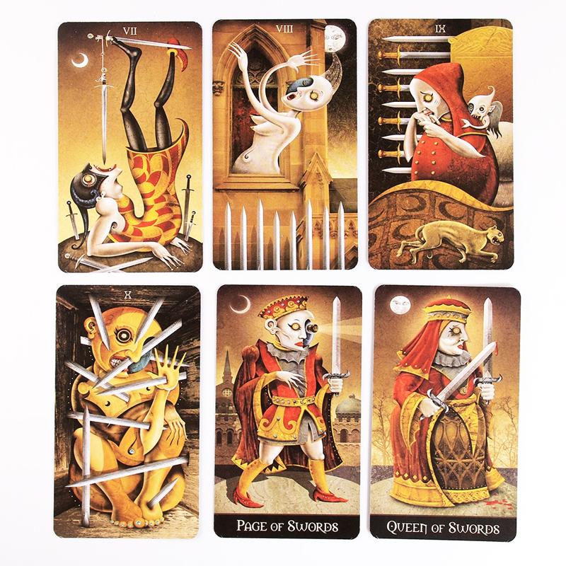 Deviant Moon Tarot Borderless Edition-Karten Tarot-Kartenspiele