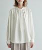 ROPE PICNIC Recycled Polyester Front Tuck Blouse in 2 Matching Charcoal Women's (Available Sizes) - Outfits, (06)
