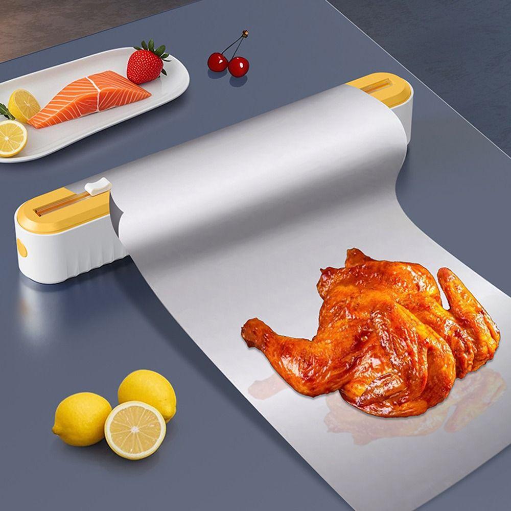 Reusable Cling Film Cutter Box Wall Mounted Fresh Bag Cutting Holder  Stretch Film