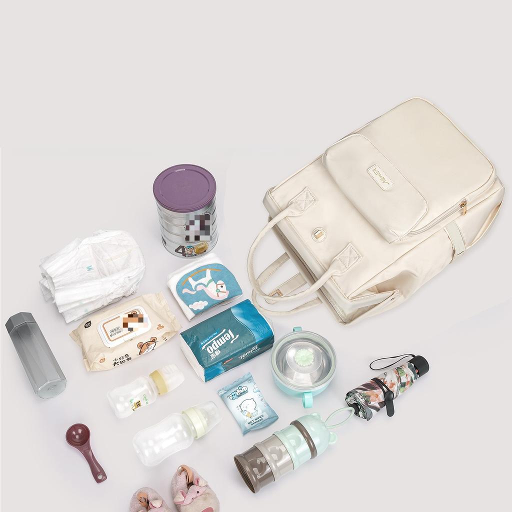 26x16x40cm Portable Multifunctional Mommy Bags Large Capacity Pregnant Women's Backpack Dry Wet Separation Travel Diaper Bag Insulated Pockets