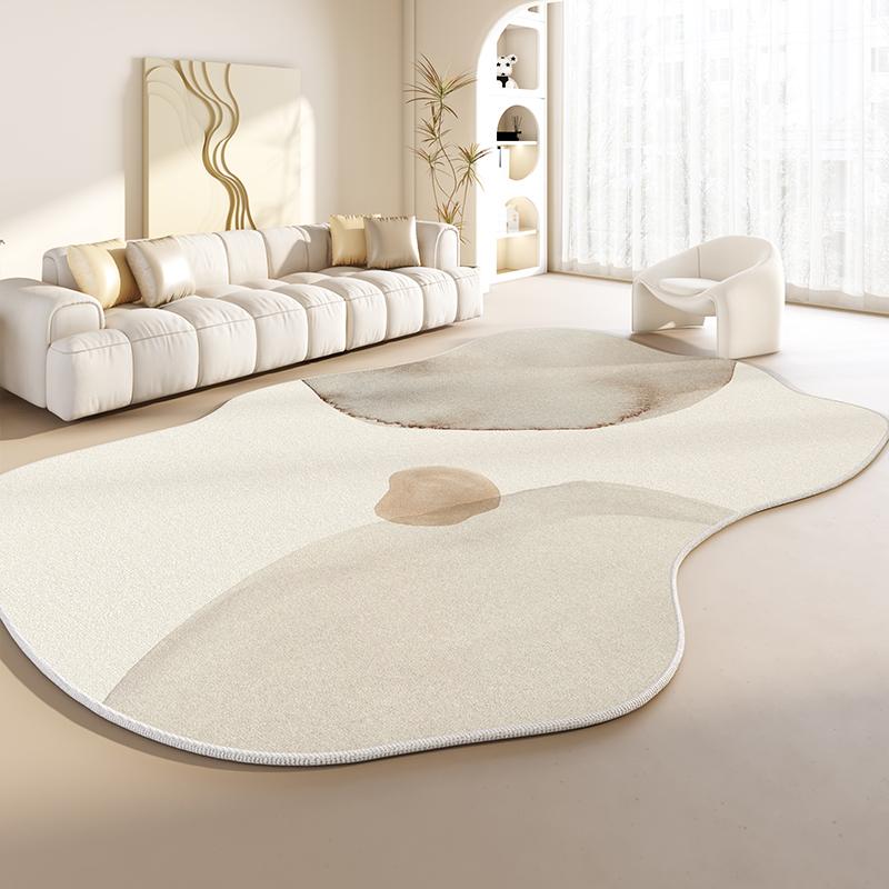 Irregular Shapes Living Room Decoration Plush Carpet Japanese Style Rugs for Bedroom Thick Anti-slip Floor Mat Home Washable Rug