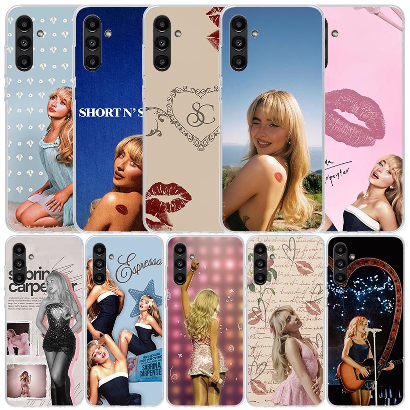 CR66 S-Sabrina C-Carpenter כיסוי ל-Samsung Galaxy A17 A37 A57 A16 A26 A36 A56 A15 A14 A55 כיסוי טלפון A13 A53 A25 A35 A24 A34 A