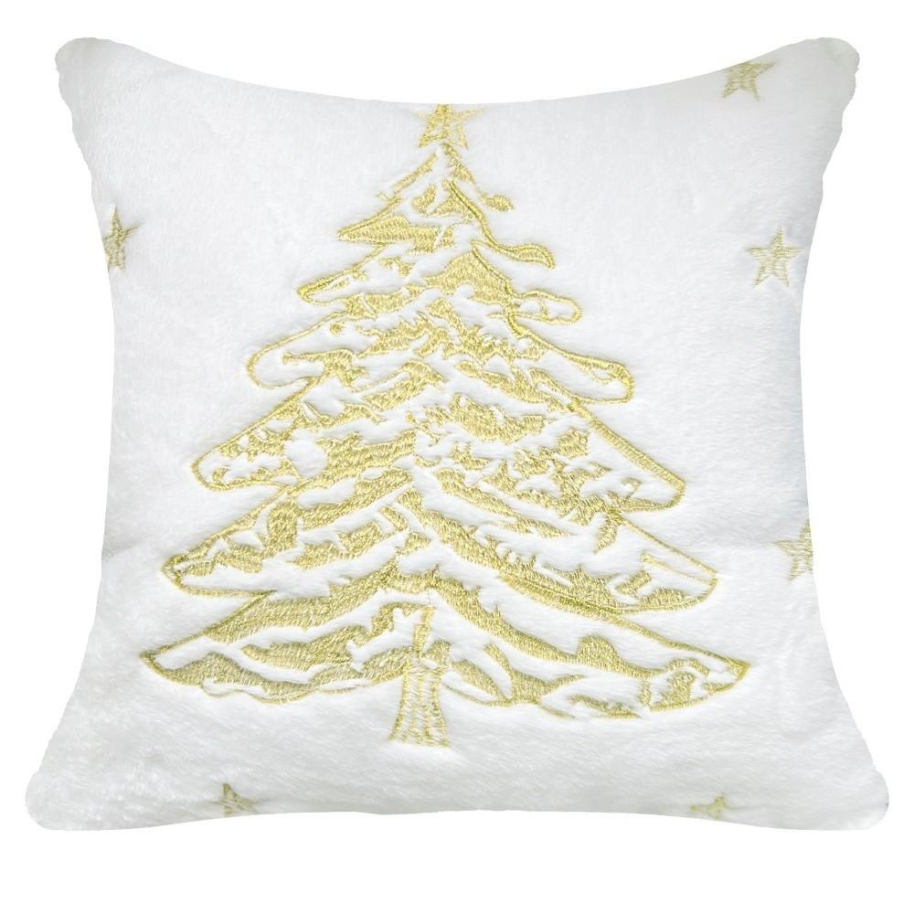 Embroidery Plushie Pillow Case 45x45cm Cushion Cover New Throw Pillow Cover Christmas Decor