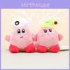 Adorable Pink Kirby Plush Keychain Cute Cartoon Doll Wholesale Backpack Charm