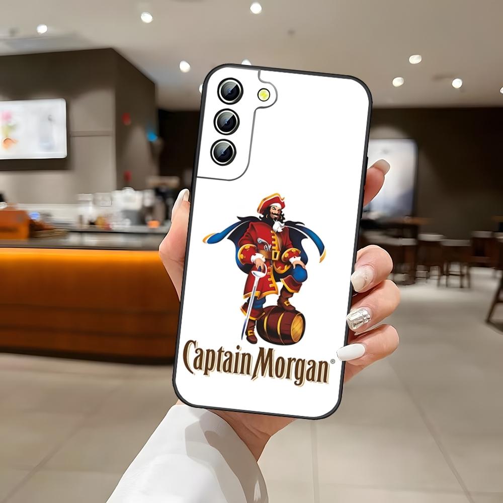 Luxury Rum C_Captain Morgan Phone Case For S25 Samsung S26 S24 Ultra S22 S23 S20 Fe S21 Plus A54 A34 A16 A53 Back Cover