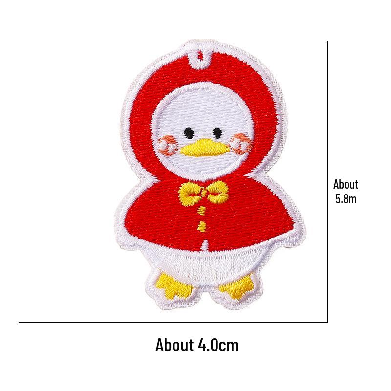 Self-Adhesive Embroidery Cartoon Patch Stickers for Clothes and DIY Journals