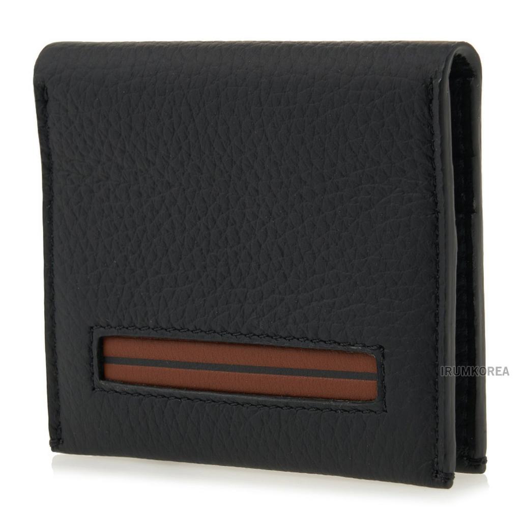 [Zegna] SS25 Men's Contrast Bar Card Wallet LHCBU E1914Z NVS