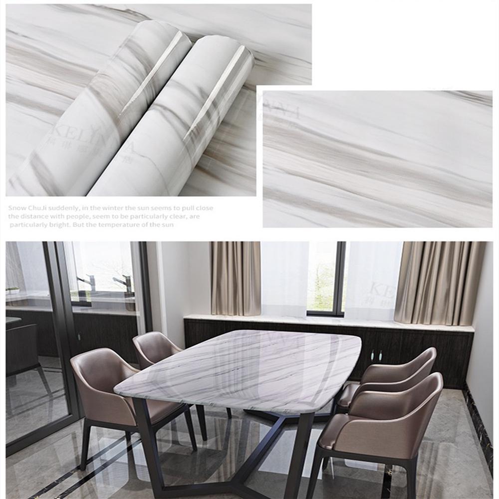 Marble Wallpaper PVC Self Adhesive Wallpaper for Living Room Wallpaper Furniture Renovation