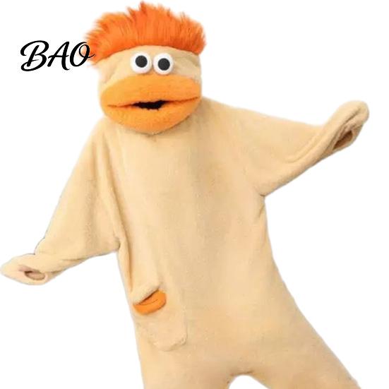 Cute Animal Onesie for Kids Funny Wearable Big Mouth Pajamas Kids, Adults, Cosplay Children Fleece Cozy Home Loungewear, Hooded Soft Plush One-Piece