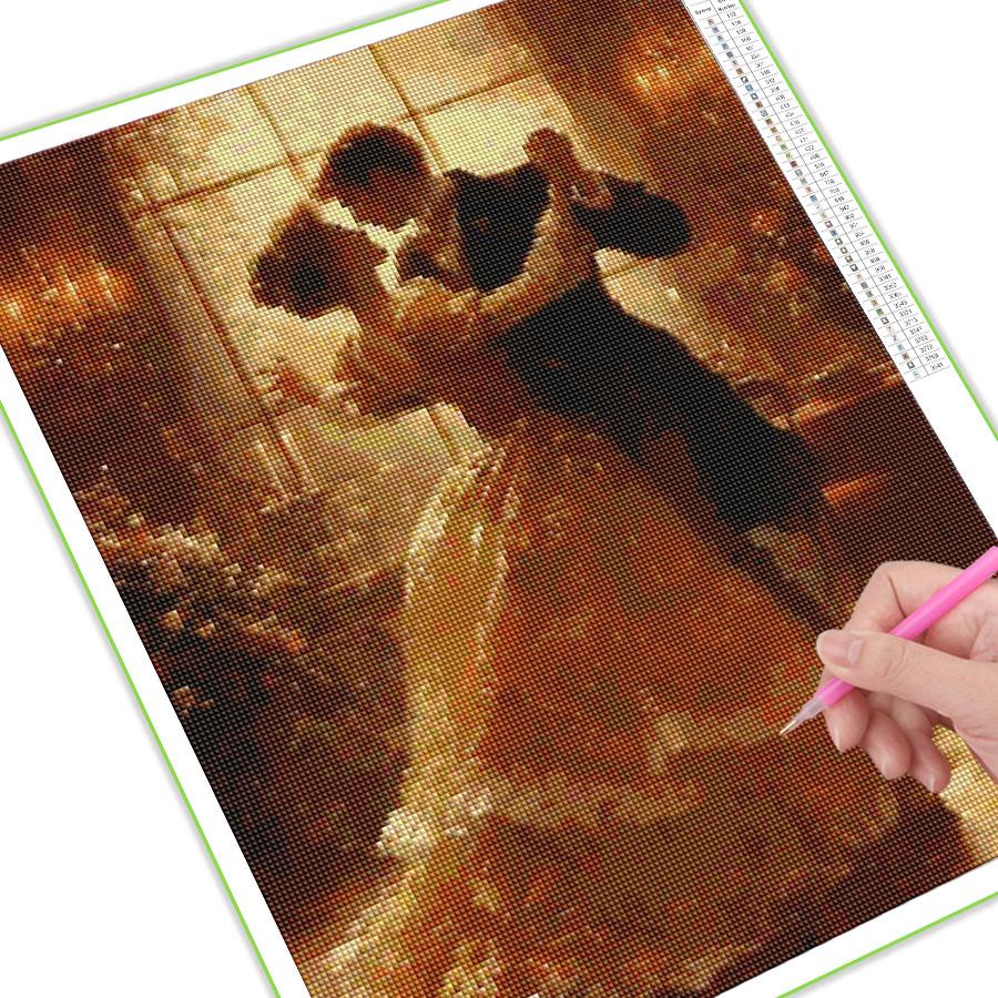 Diamond Painting New Collection 2024 Romantic Couple Dance Partners Diy Full Square Round Drill Rhinestone Embroidery Mosaic Cross Stitch Kits