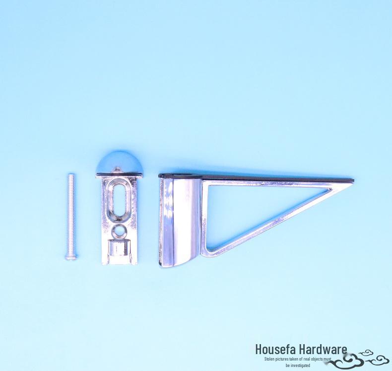 Adjustable Glass Clamp Bracket - F-Type Shelf Support (3-40mm)