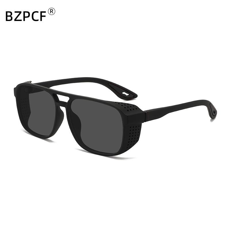 Polarized sunglasses trendy double beam side hollow sunglasses outdoor men s and women s fishing anti-blue light sports glasses