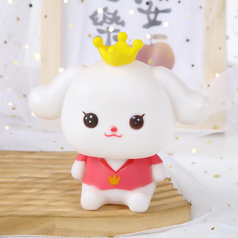 Creative Puppy Night Light Bedroom Bedside Sleep Baby Feeding Eye Lamp Children's Room Gift