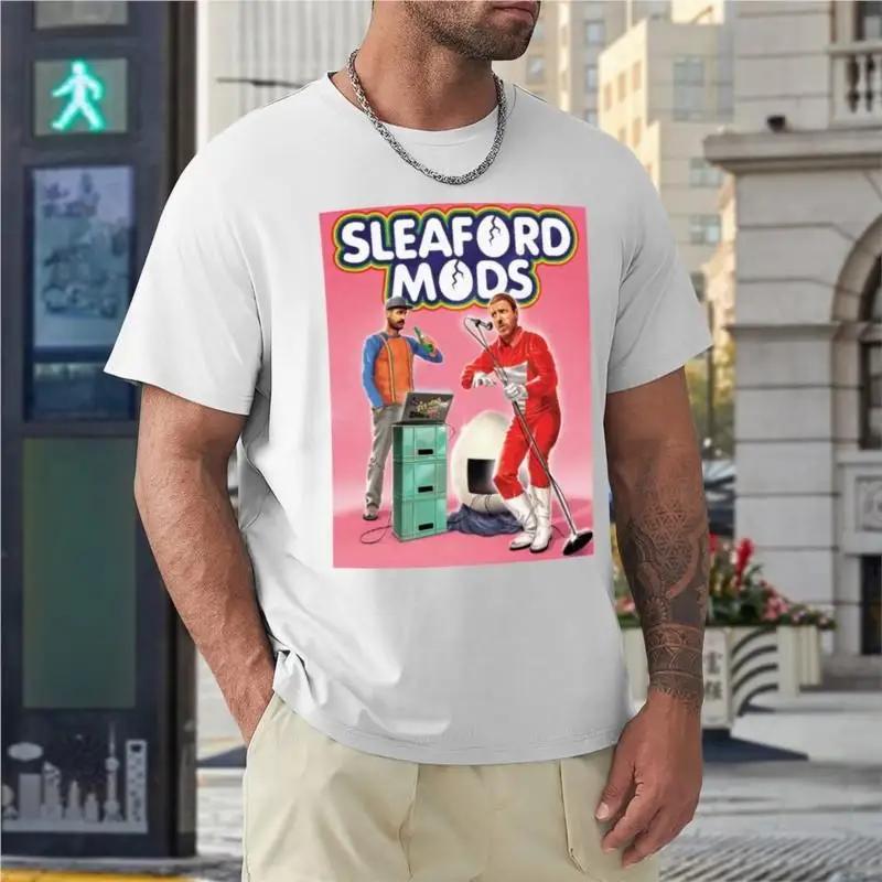 Sleaford Mods 'Mork N Mindy' T-Shirt Short T-shirt Cute Tops Blouse Mens T Shirts Pack Cotton Top Tees Mens T-shirt