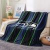 Seattle Seahawks Flannel Blanket, High Quality Comfortable for All Seasons, Home Decor, Warmth and Comfort