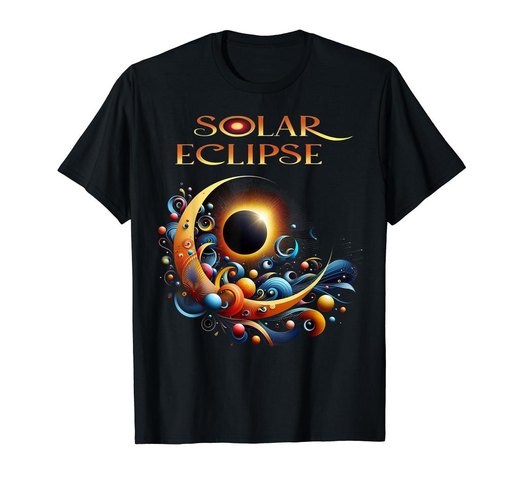 Solar Eclipse the Umbra Obscuring the Sun For Men Moon's T-Shirt