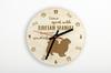 Tibetan Spaniel - Clock with Dog, Wooden Clock with Engraving, Personalised Clock by Art-Dog