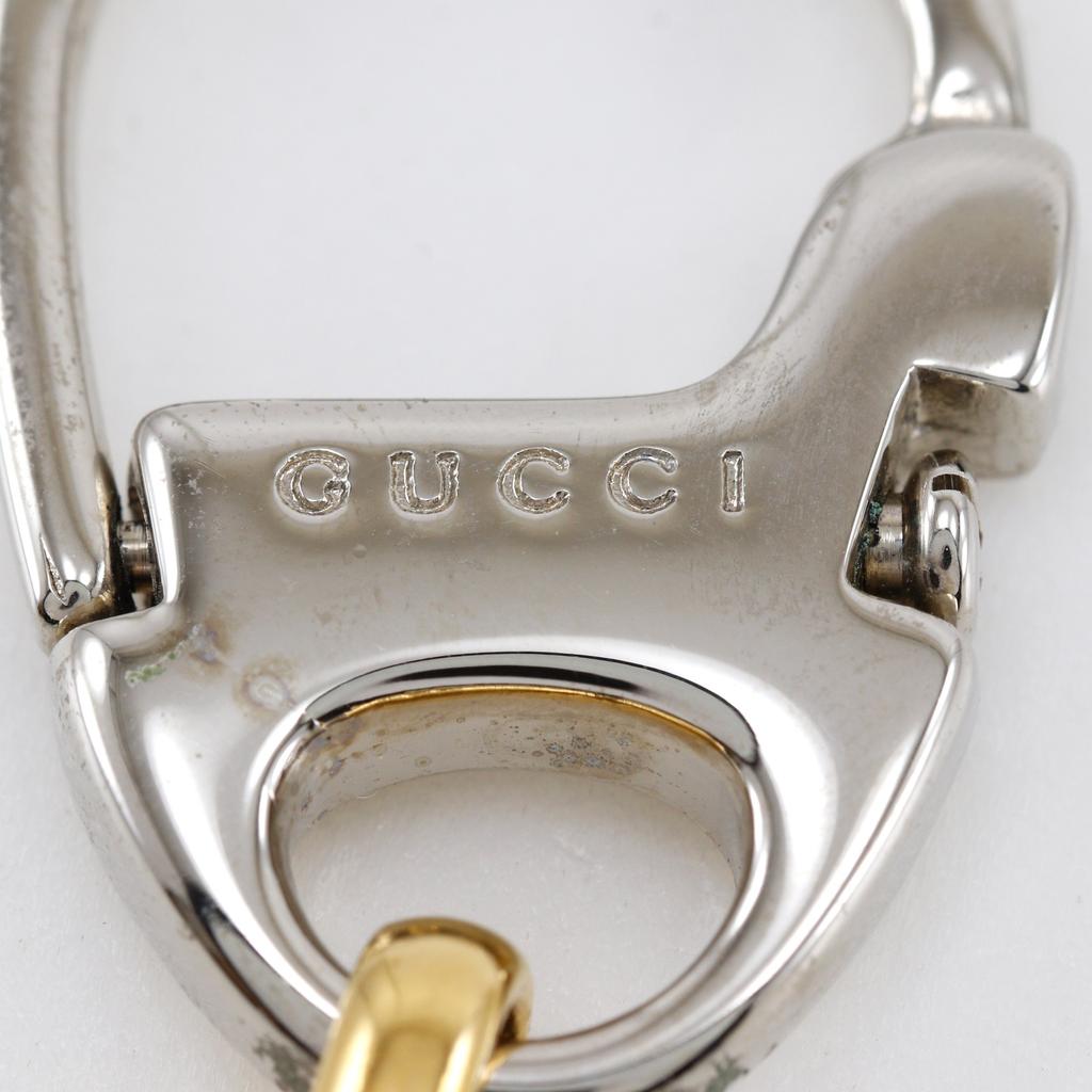 Gucci Horsebit Key Ring metallic/Plated Gold Unisex Used
