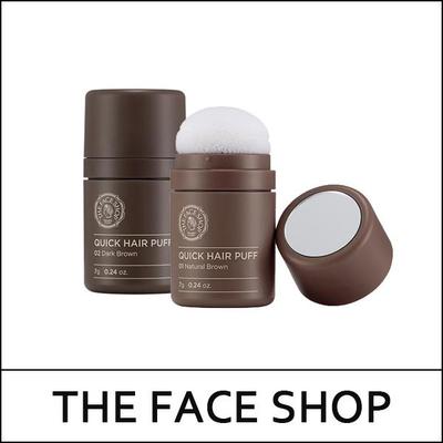 [THEFACESHOP] (cu1) Puff per Capelli Rapido 7g / #02 Marrone Scuro